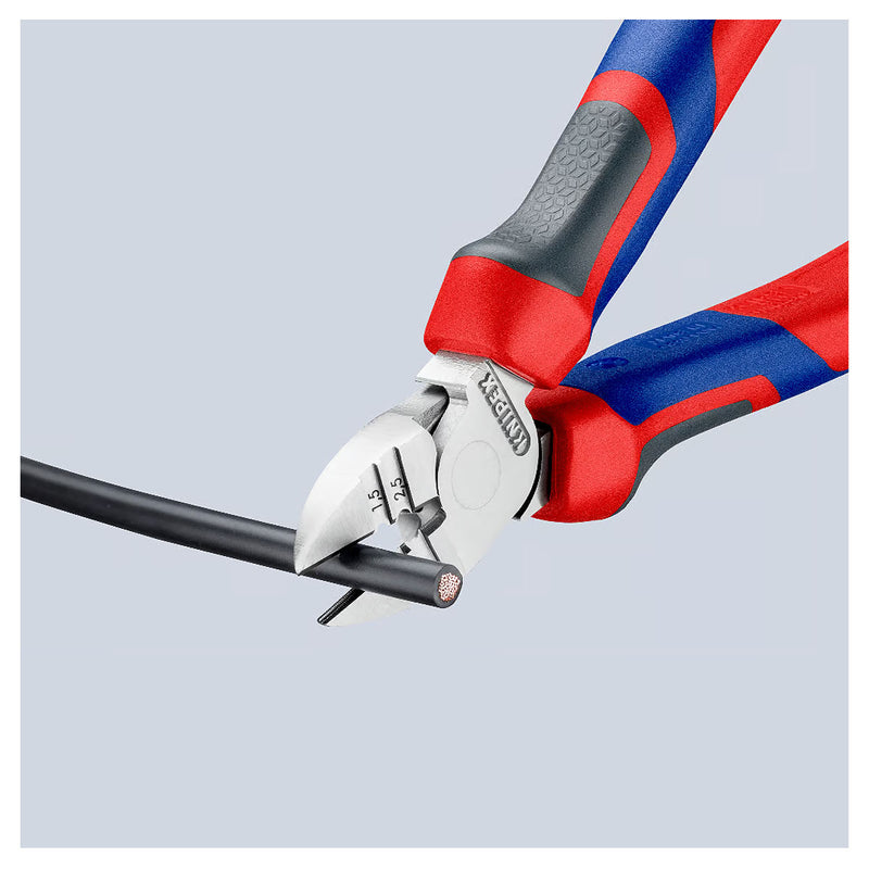 Kìm cắt có lỗ tuốt dây KNIPEX 14 25 160 chiều dài 160mm, mạ chrome