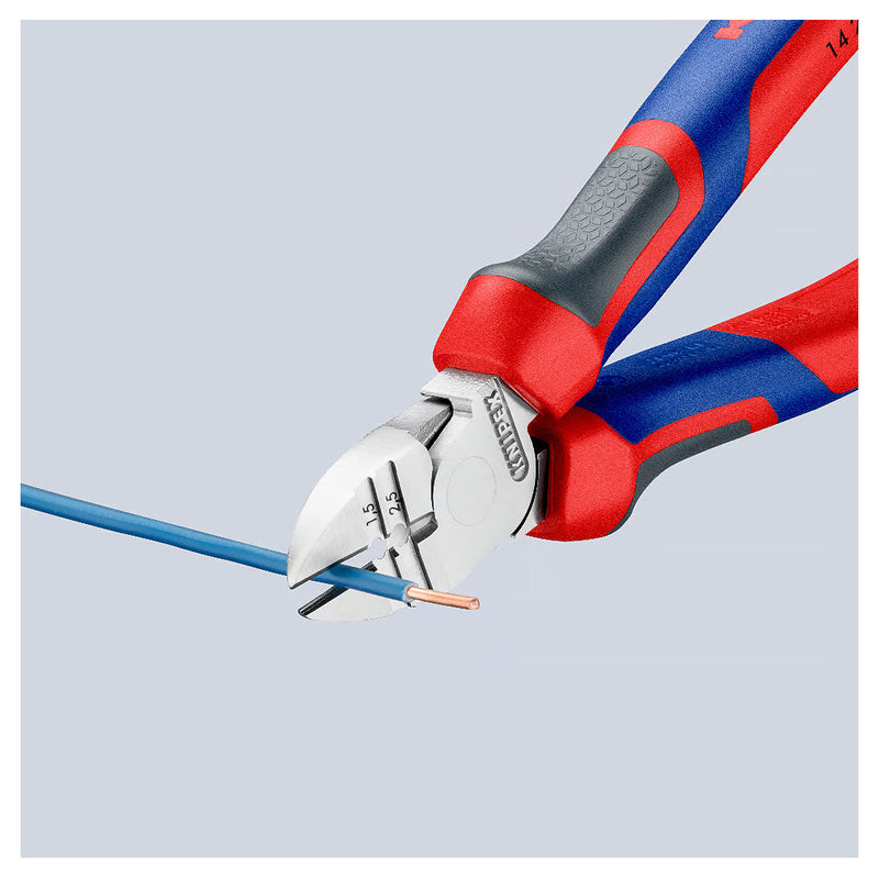 Kìm cắt có lỗ tuốt dây KNIPEX 14 25 160 chiều dài 160mm, mạ chrome