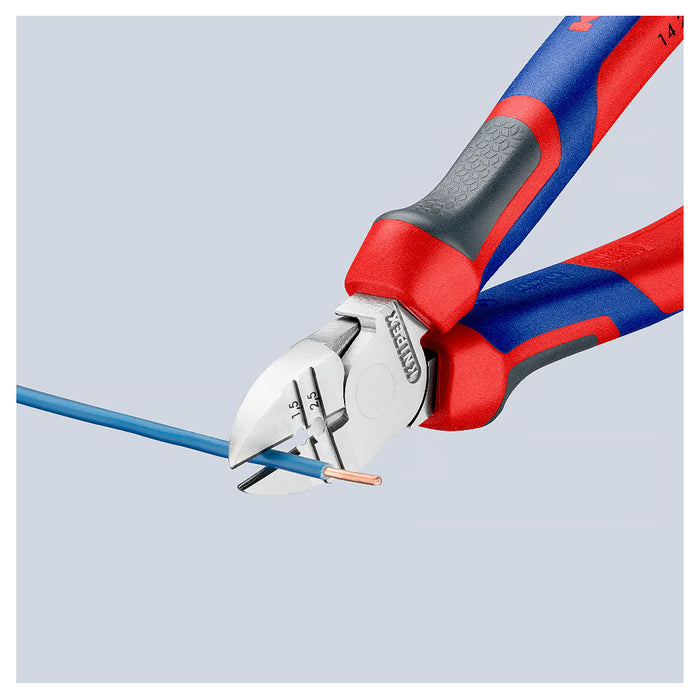 Kìm cắt có lỗ tuốt dây KNIPEX 14 25 160 chiều dài 160mm, mạ chrome