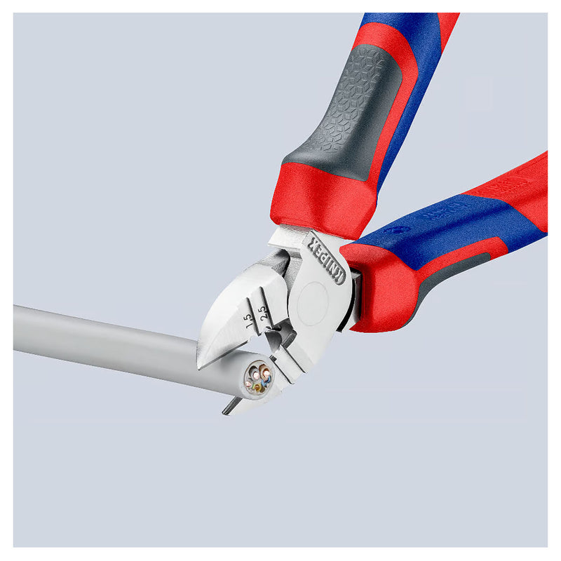Kìm cắt có lỗ tuốt dây KNIPEX 14 25 160 chiều dài 160mm, mạ chrome