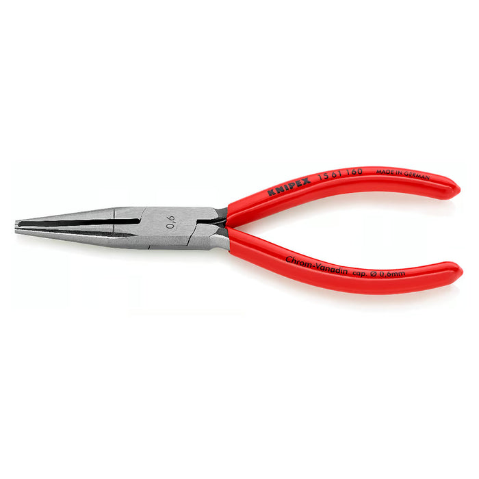 Kìm tuốt dây mũi nhọn chuyên dụng cho các loại dây mỏng KNIPEX khả năng tuốt từ Ø0.5 - Ø0.8mm tay cầm bọc nhựa kháng dầu mỡ