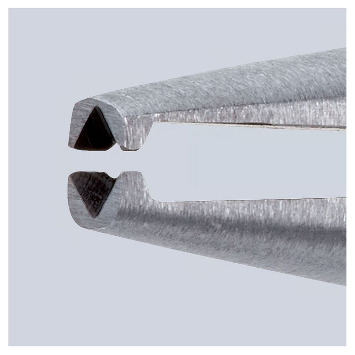 Kìm tuốt dây mũi nhọn chuyên dụng cho các loại dây mỏng KNIPEX khả năng tuốt từ Ø0.5 - Ø0.8mm tay cầm bọc nhựa kháng dầu mỡ