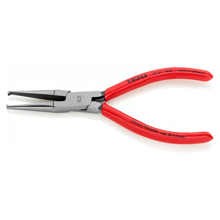 Kìm tuốt dây mũi nhọn chuyên dụng cho các loại dây mỏng KNIPEX khả năng tuốt từ Ø0.5 - Ø0.8mm tay cầm bọc nhựa kháng dầu mỡ