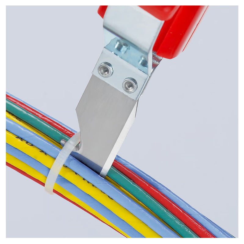 Dụng cụ tuốt dây, tích hợp dao rọc KNIPEX 16 20 165 SB khả năng tuốt từ Ø8mm - 28mm, chiều dài 165mm