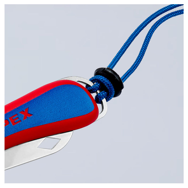 Dao gấp đa năng KNIPEX 16 20 50 SB chiều dài lưỡi 80mm, chất liệu thép không gỉ