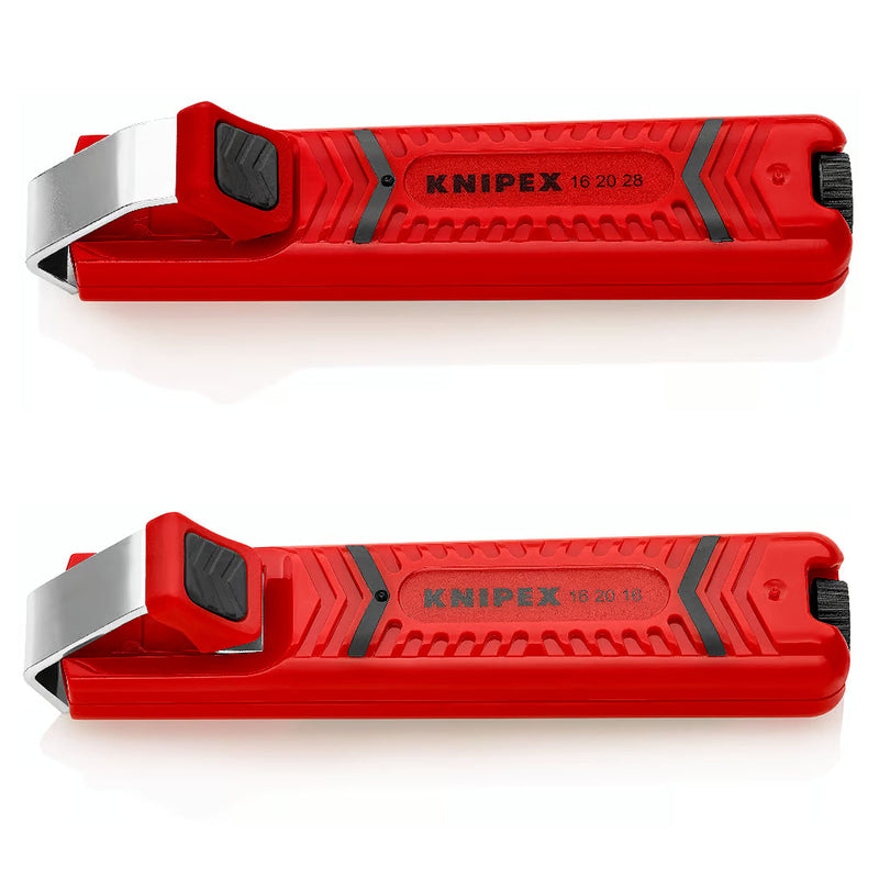 Dụng cụ tuốt dây KNIPEX khả năng tuốt từ Ø4mm - 28mm, chiều dài 130mm