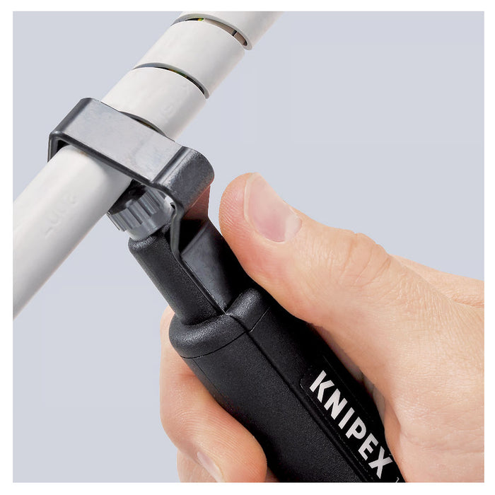 Dụng cụ tuốt vỏ dây cáp tròn KNIPEX khả năng tuốt từ Ø6mm - 40mm