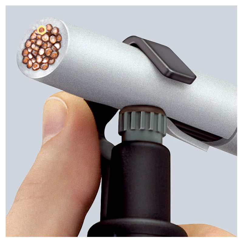 Dụng cụ tuốt vỏ dây cáp tròn KNIPEX khả năng tuốt từ Ø6mm - 40mm