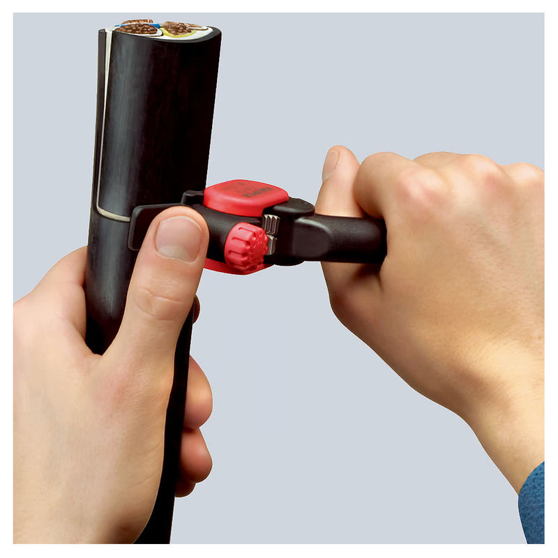 Dao rọc cáp có con lăn trợ lực KNIPEX 16 40 150 khả năng rọc >Ø25mm