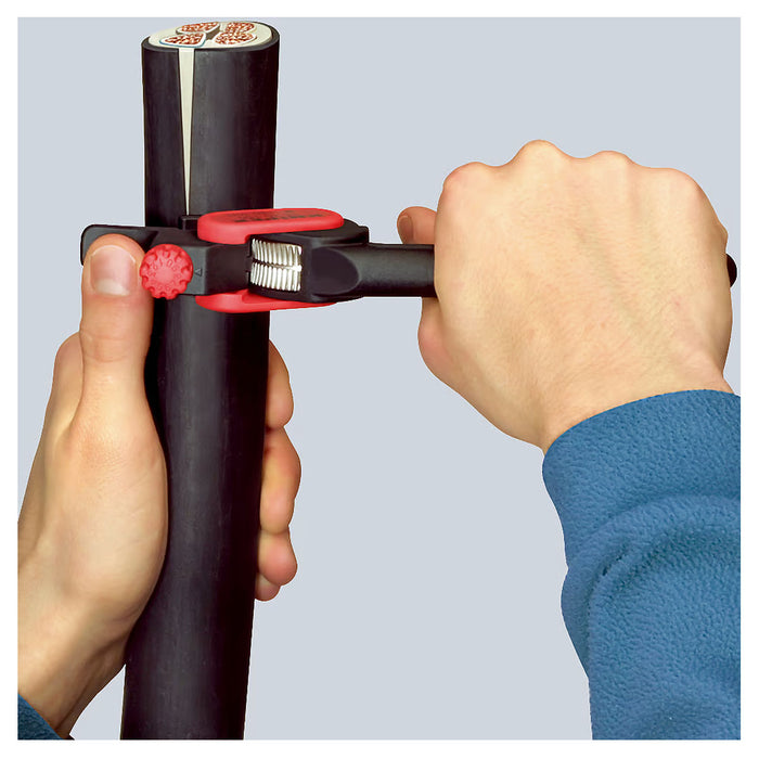 Dao rọc cáp có con lăn trợ lực KNIPEX 16 40 150 khả năng rọc >Ø25mm