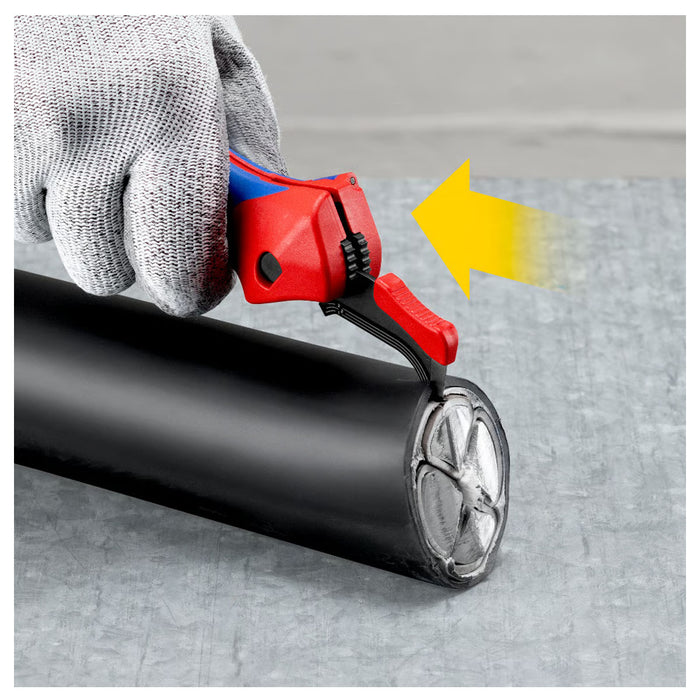 Dao rọc cáp, có trượt dẫn hướng KNIPEX 16 50 145 SB chiều dài 146mm