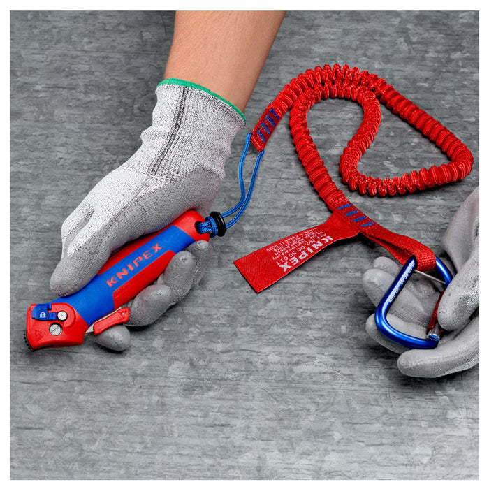 Dao rọc cáp, có trượt dẫn hướng KNIPEX 16 50 145 SB chiều dài 146mm