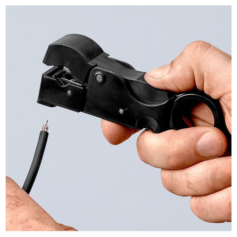 Dụng cụ tuốt dây cáp đồng trục KNIPEX 16 60 05 SB