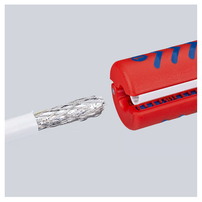 Dụng cụ tuốt dây cáp đồng trục KNIPEX 16 60 100 SB