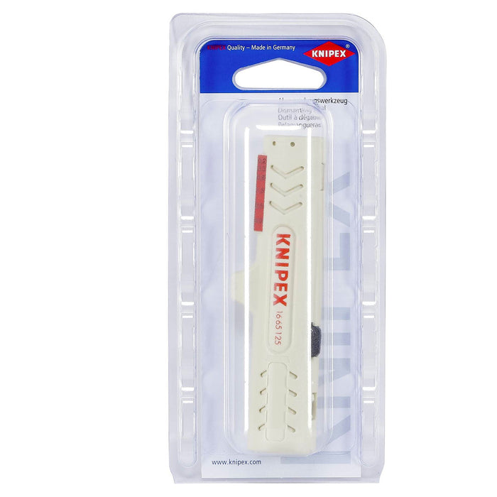 Dụng cụ tuốt dây cáp mạng KNIPEX 16 65 125 SB khả năng tuốt từ 0.2 - 4mm²