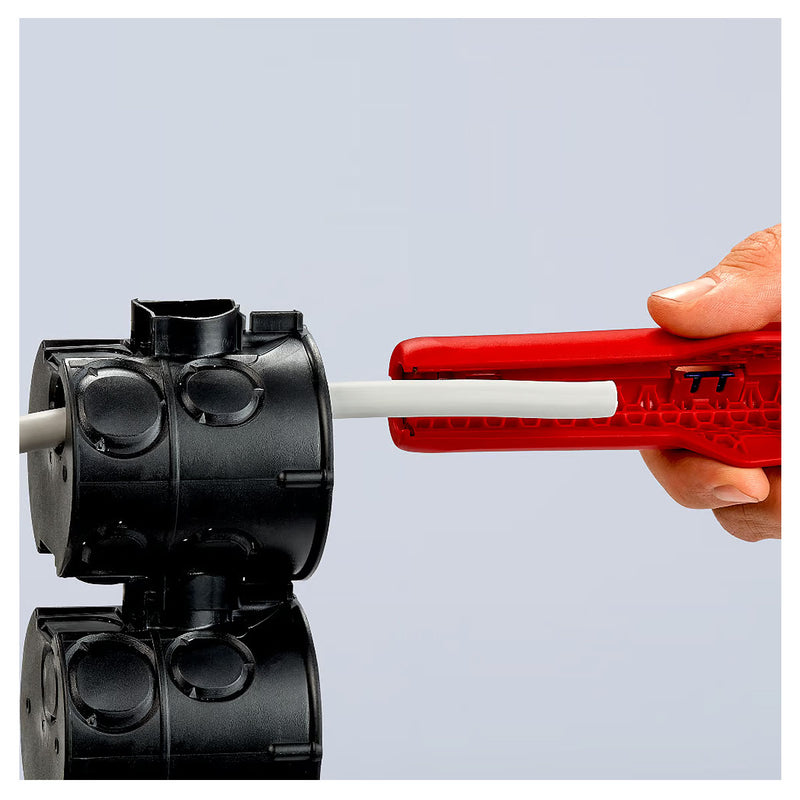 Dụng cụ tuốt dây KNIPEX 16 80 175 SB khả năng tuốt từ Ø8.0 - 13mm