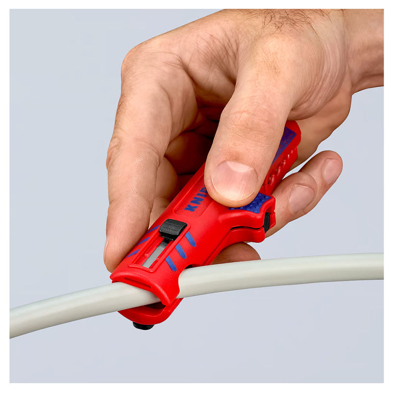Dụng cụ tuốt dây KNIPEX 16 85 125 SB khả năng tuốt từ 0.2 - 4mm²