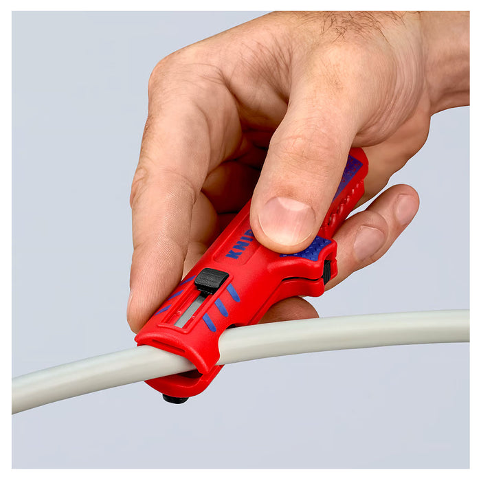 Dụng cụ tuốt dây KNIPEX 16 85 125 SB khả năng tuốt từ 0.2 - 4mm²