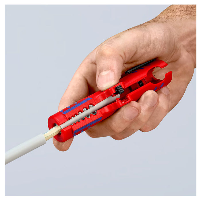 Dụng cụ tuốt dây KNIPEX 16 85 125 SB khả năng tuốt từ 0.2 - 4mm²