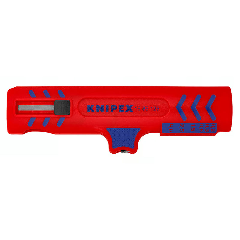 Dụng cụ tuốt dây KNIPEX 16 85 125 SB khả năng tuốt từ 0.2 - 4mm²