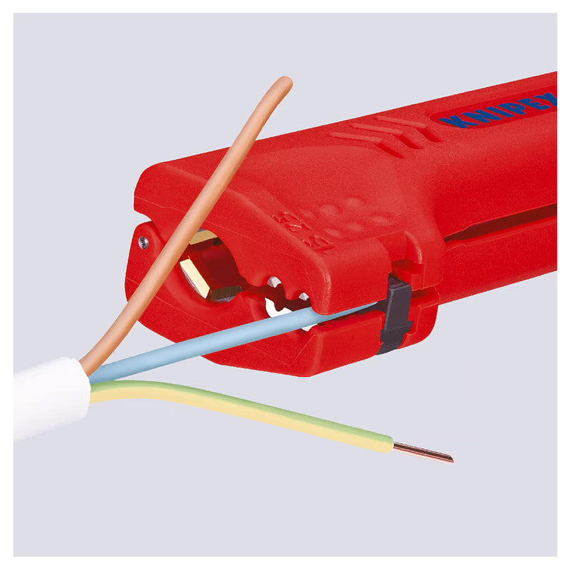 Dụng cụ tuốt dây KNIPEX 16 90 130 SB khả năng tuốt từ 1.5 - 2.5mm²