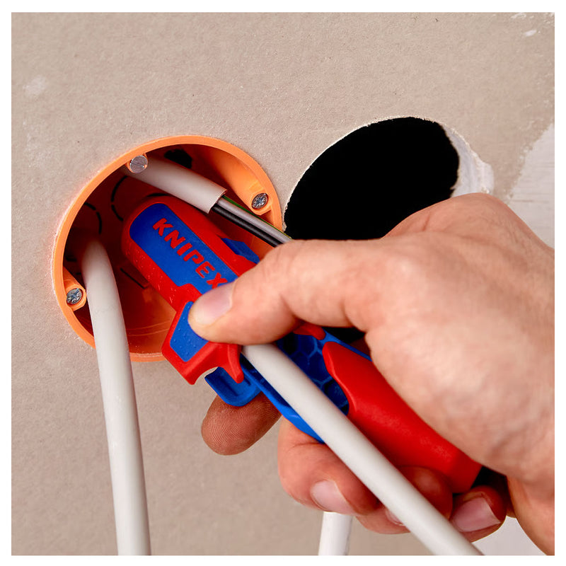 Dụng cụ tuốt dây ErgoStrip PV KNIPEX 16 95 03 SB khả năng tuốt từ 0.2 - 4mm²