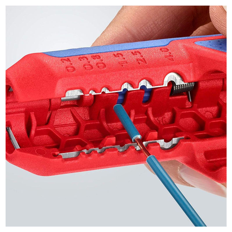 Dụng cụ tuốt dây KNIPEX ErgoStrip khả năng tuốt từ 0.2 - 4mm²