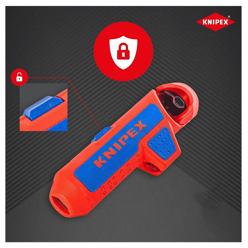 Dụng cụ tuốt dây KNIPEX ErgoStrip khả năng tuốt từ 0.2 - 4mm²