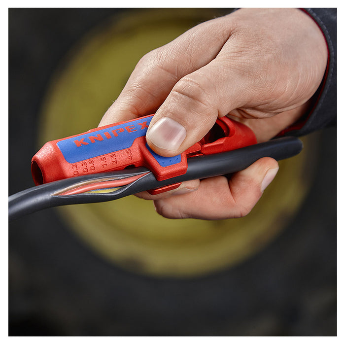 Dụng cụ tuốt dây KNIPEX ErgoStrip khả năng tuốt từ 0.2 - 4mm²