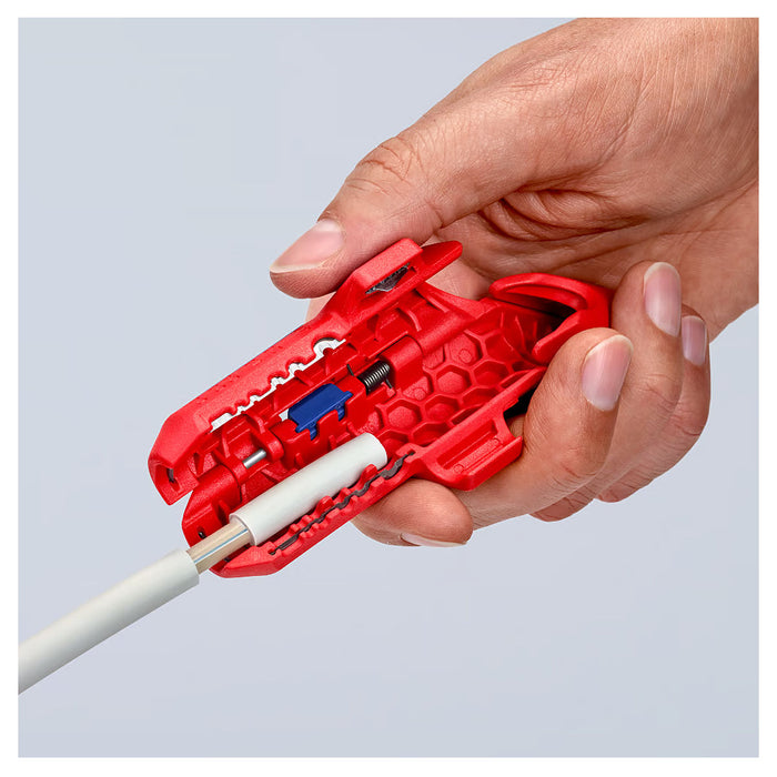 Dụng cụ tuốt dây KNIPEX ErgoStrip khả năng tuốt từ 0.2 - 4mm²