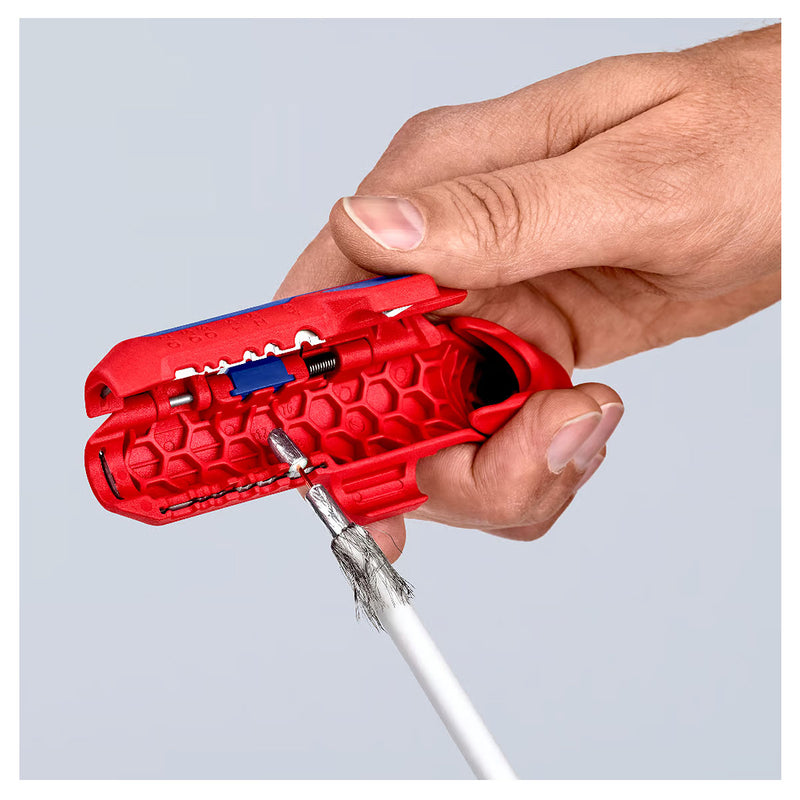 Dụng cụ tuốt dây KNIPEX ErgoStrip khả năng tuốt từ 0.2 - 4mm²
