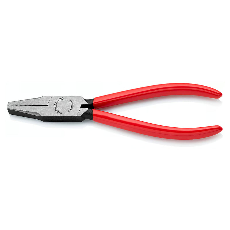 Kìm mũi phẳng KNIPEX chiều dài từ 125mm - 180mm, mạ đen nhám tay cầm bọc nhựa kháng dầu mở