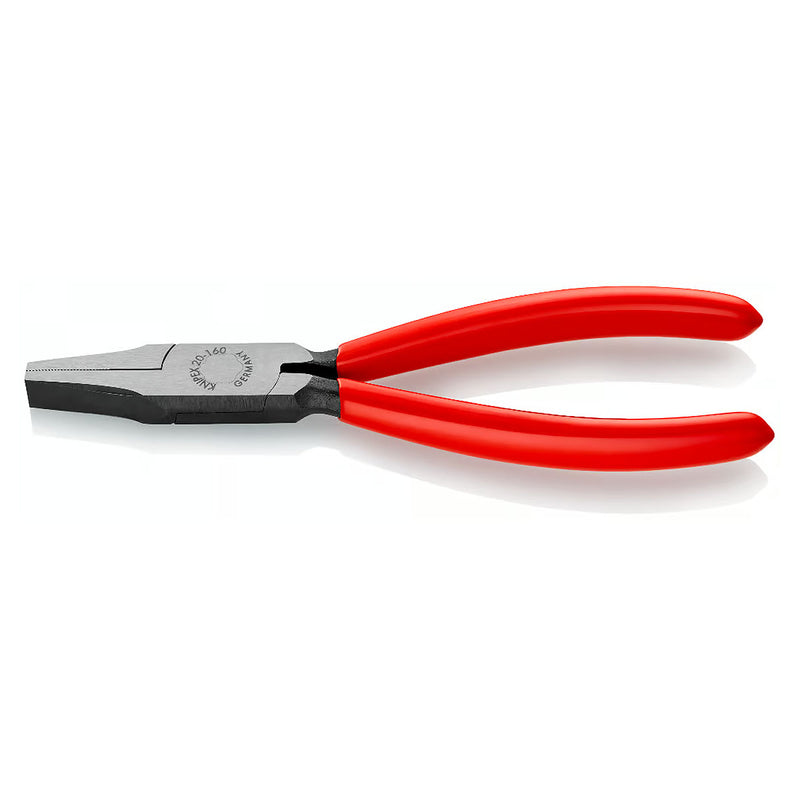 Kìm mũi phẳng KNIPEX chiều dài từ 125mm - 180mm, mạ đen nhám tay cầm bọc nhựa kháng dầu mở