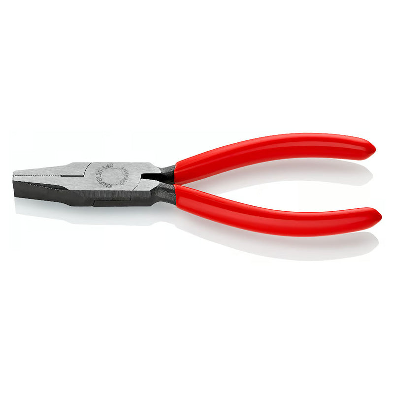 Kìm mũi phẳng KNIPEX chiều dài từ 125mm - 180mm, mạ đen nhám tay cầm bọc nhựa kháng dầu mở