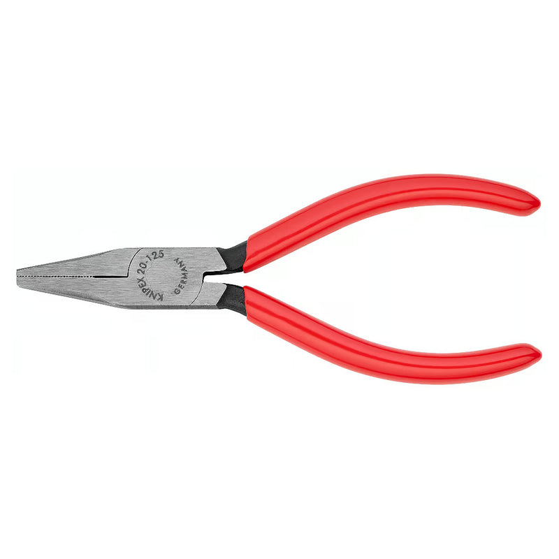 Kìm mũi phẳng KNIPEX chiều dài từ 125mm - 180mm, mạ đen nhám tay cầm bọc nhựa kháng dầu mở