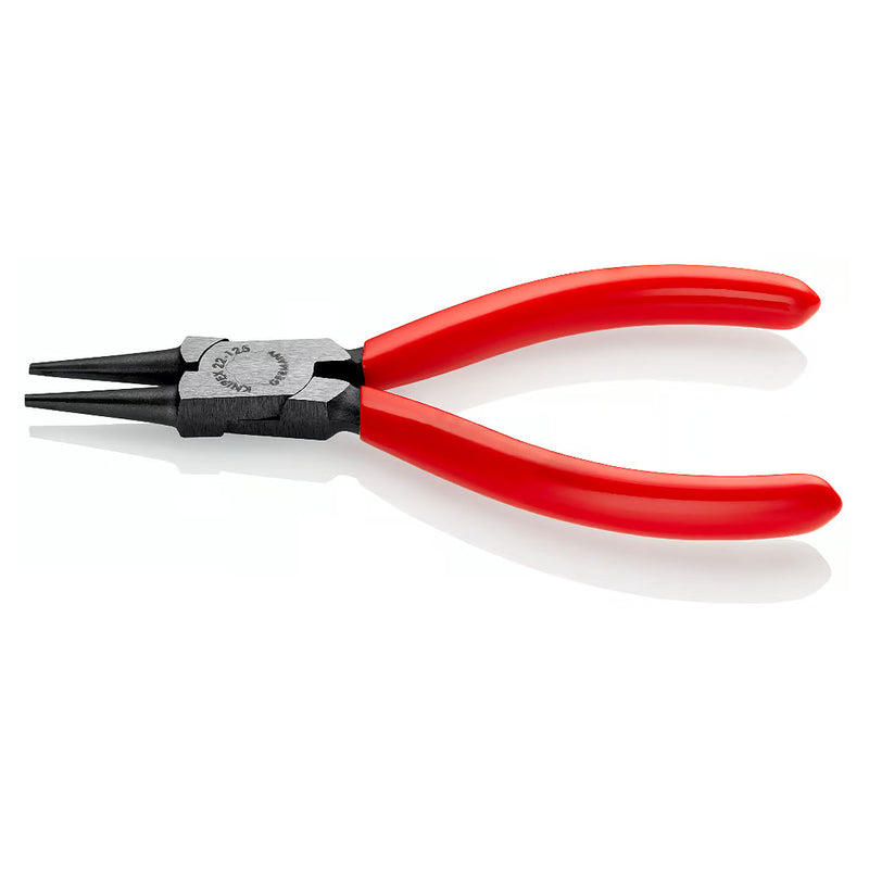 Kìm kẹp, uốn các vật liệu tròn nhỏ KNIPEX chiều dài từ 125mm - 160mm, mạ đen nhám tay cầm bọc nhựa kháng dầu mở