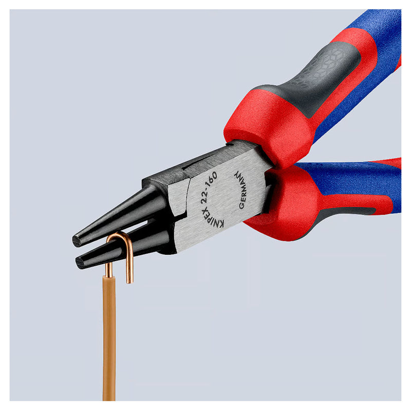 Kìm kẹp, uốn các vật liệu tròn nhỏ KNIPEX chiều dài từ 140mm - 160mm, mạ đen nhám