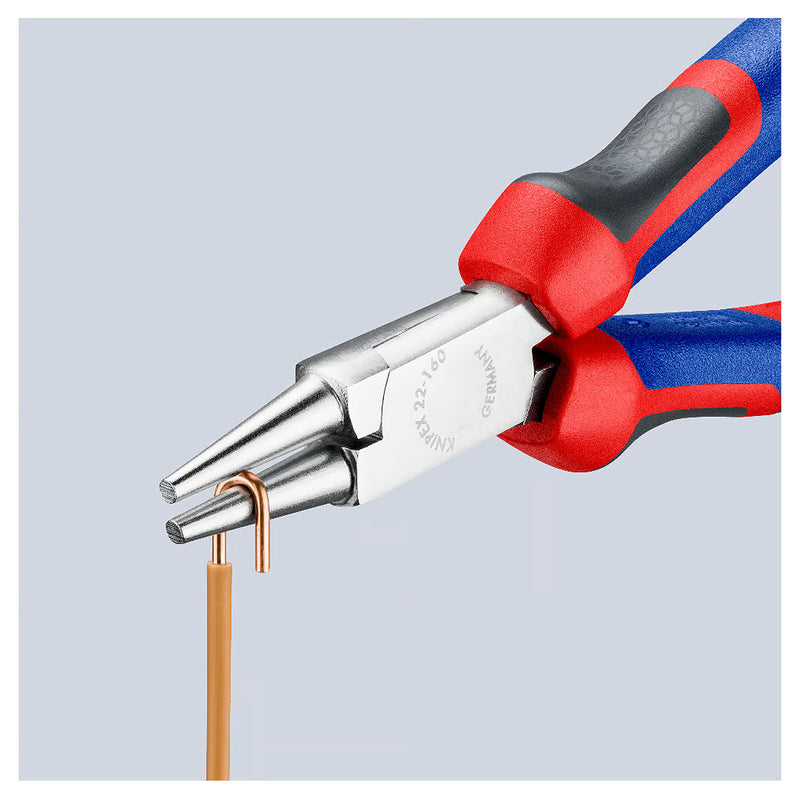 Kìm kẹp, uốn các vật liệu tròn nhỏ KNIPEX chiều dài từ 140mm - 160mm, mạ chrome