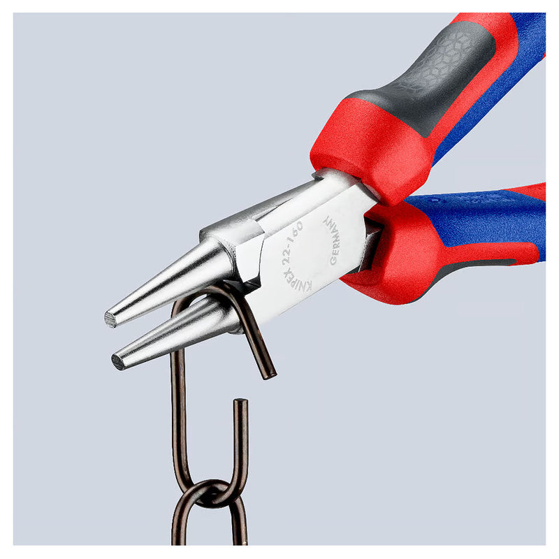 Kìm kẹp, uốn các vật liệu tròn nhỏ KNIPEX chiều dài từ 140mm - 160mm, mạ chrome