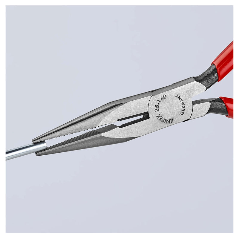 Kìm nhọn KNIPEX chiều dài từ 125mm - 160mm, mạ đen nhám tay cầm bọc nhựa kháng dầu mở