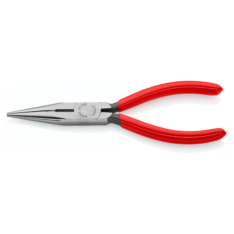 Kìm nhọn KNIPEX chiều dài từ 125mm - 160mm, mạ đen nhám tay cầm bọc nhựa kháng dầu mở