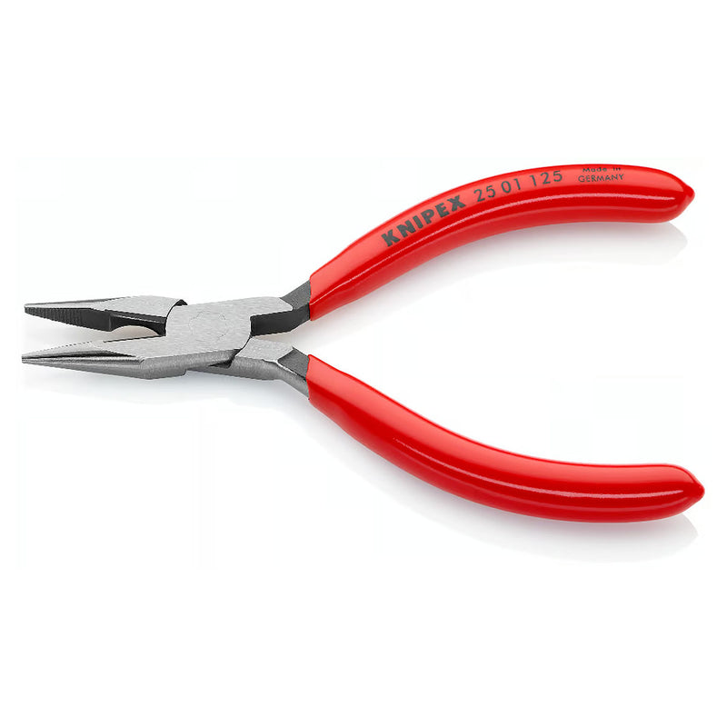 Kìm nhọn KNIPEX chiều dài từ 125mm - 160mm, mạ đen nhám tay cầm bọc nhựa kháng dầu mở