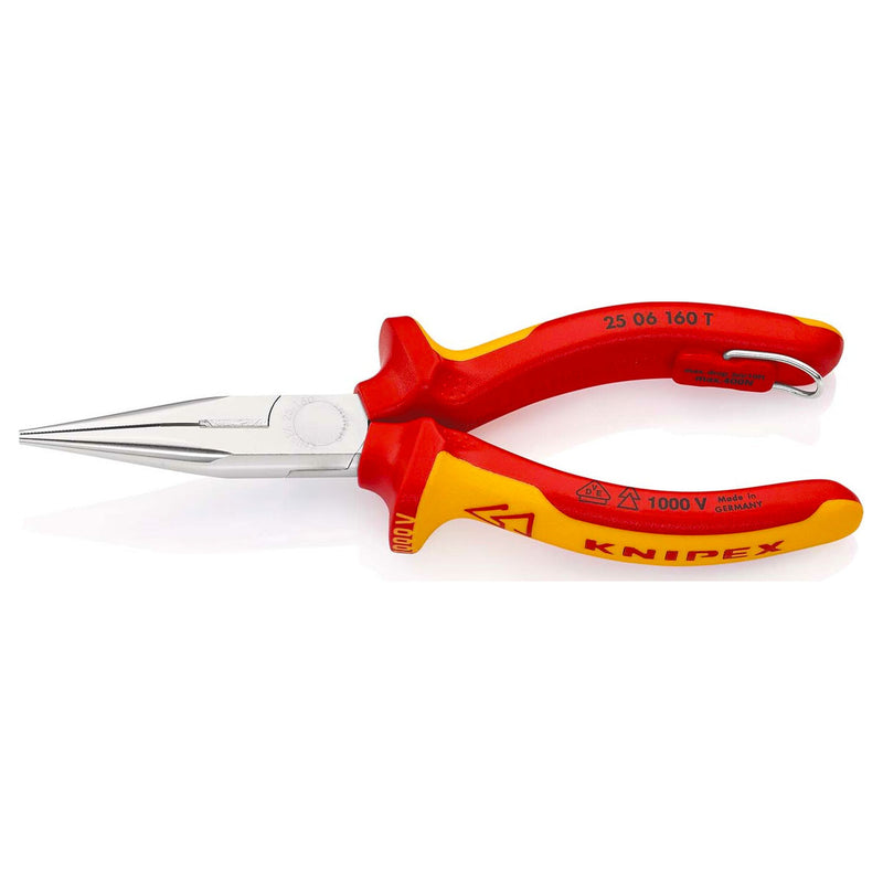 Kìm nhọn KNIPEX cách điện 1000V, chiều dài 160mm mạ chrome