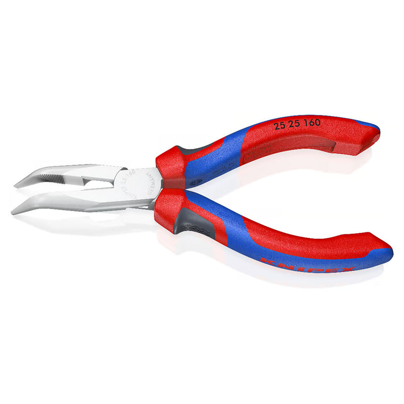 Kìm nhọn mũi cong KNIPEX 25 25 160 chiều dài 165mm, mạ chrome