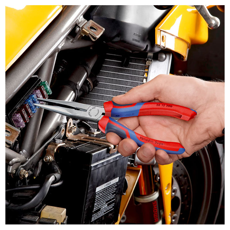 Kìm nhọn KNIPEX chiều dài 200mm, mạ đen nhám