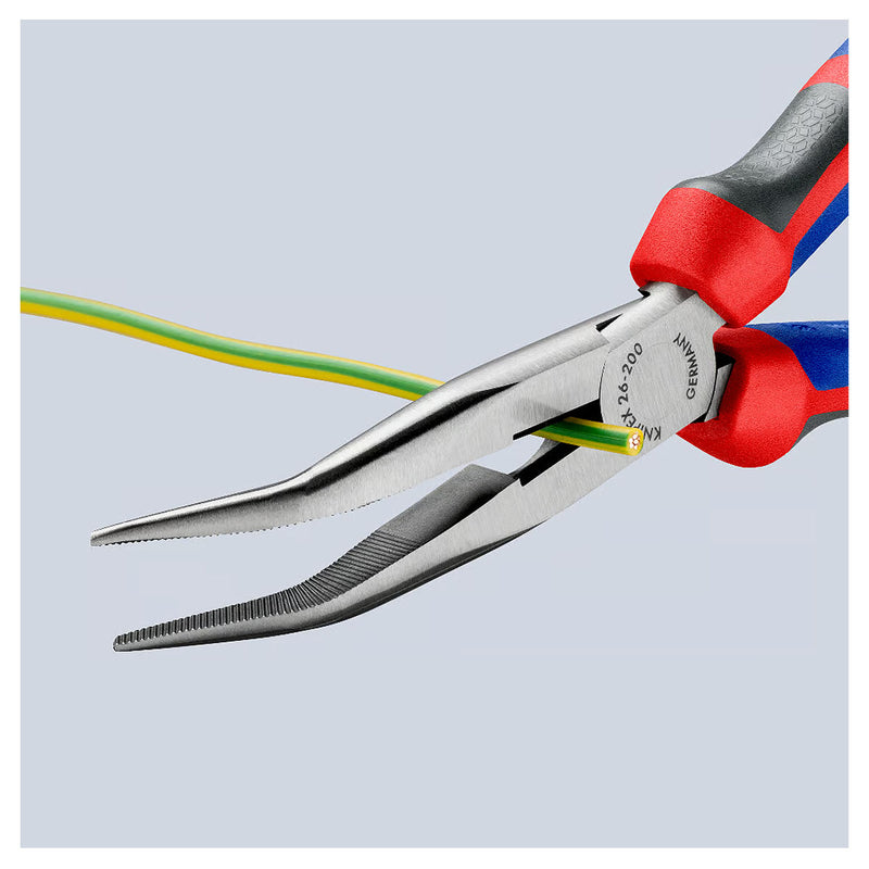 Kìm nhọn mũi cong KNIPEX chiều dài 200mm, mạ đen nhám