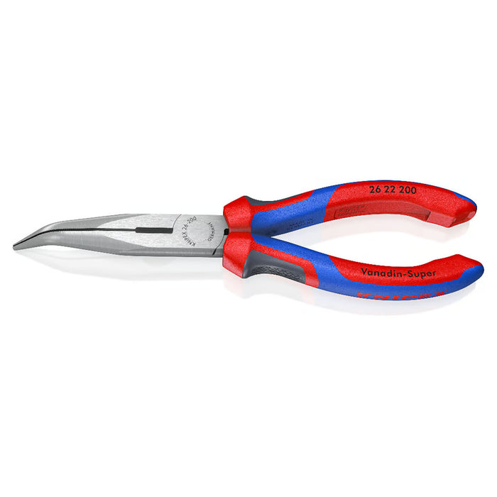 Kìm nhọn mũi cong KNIPEX chiều dài 200mm, mạ đen nhám