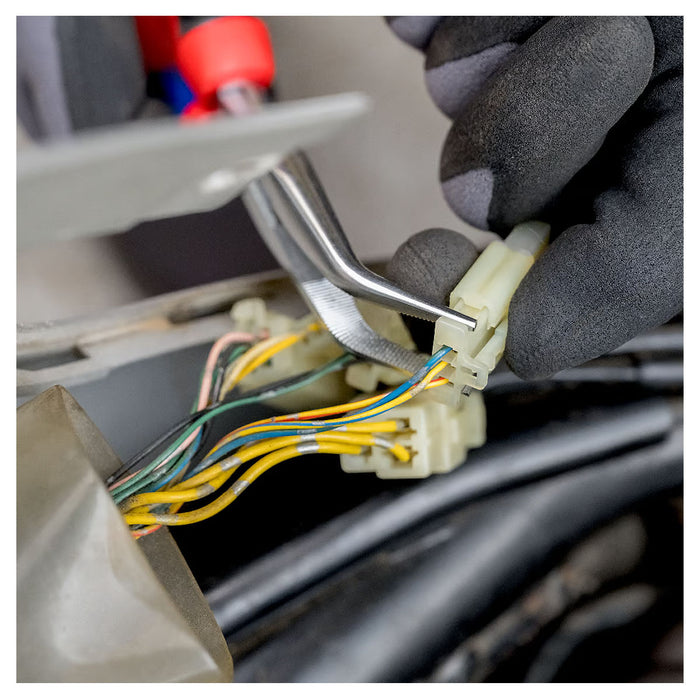 Kìm nhọn mũi cong KNIPEX chiều dài 200mm, mạ chrome