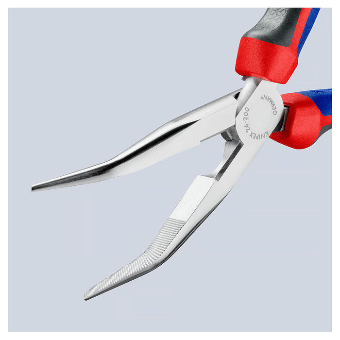 Kìm nhọn mũi cong KNIPEX chiều dài 200mm, mạ chrome