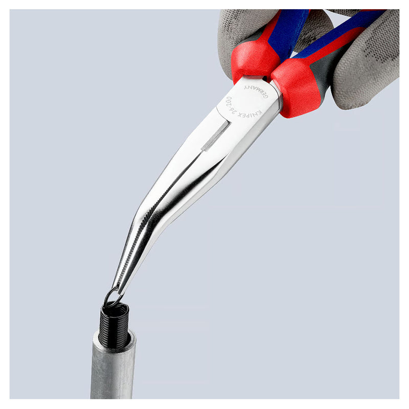 Kìm nhọn mũi cong KNIPEX chiều dài 200mm, mạ chrome